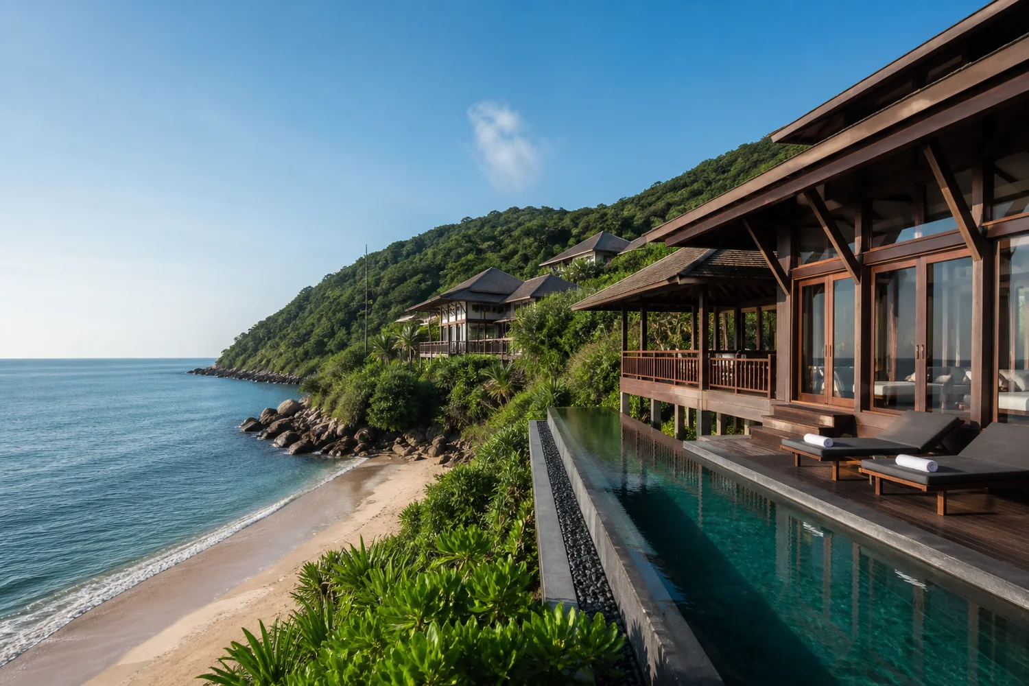 Infinity pool отеля Вьетнама